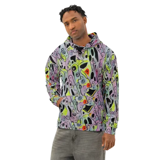 Pastel Mayhem on a Cotton Hoodie
