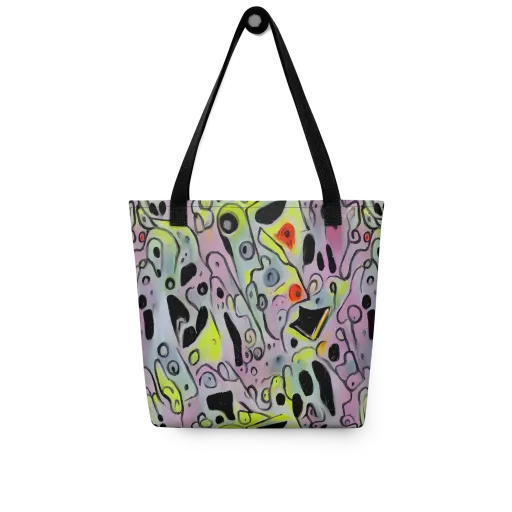 Pastel Mayhem on a Tote Bag