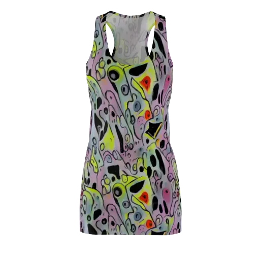 Pastel Mayhem on a Racerback Dress