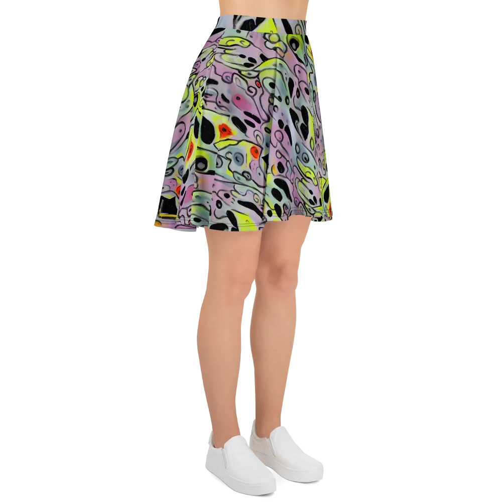 Pastel Mayhem on Skater Skirt — Right