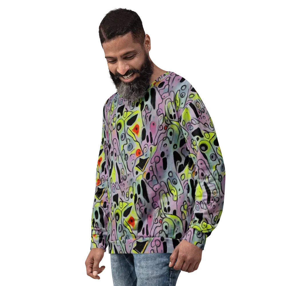 Pastel Mayhem on Sweatshirt — Left Front