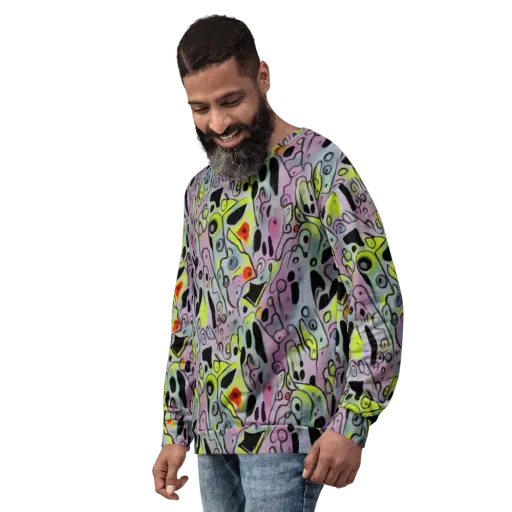 Pastel Mayhem on a Sweatshirt