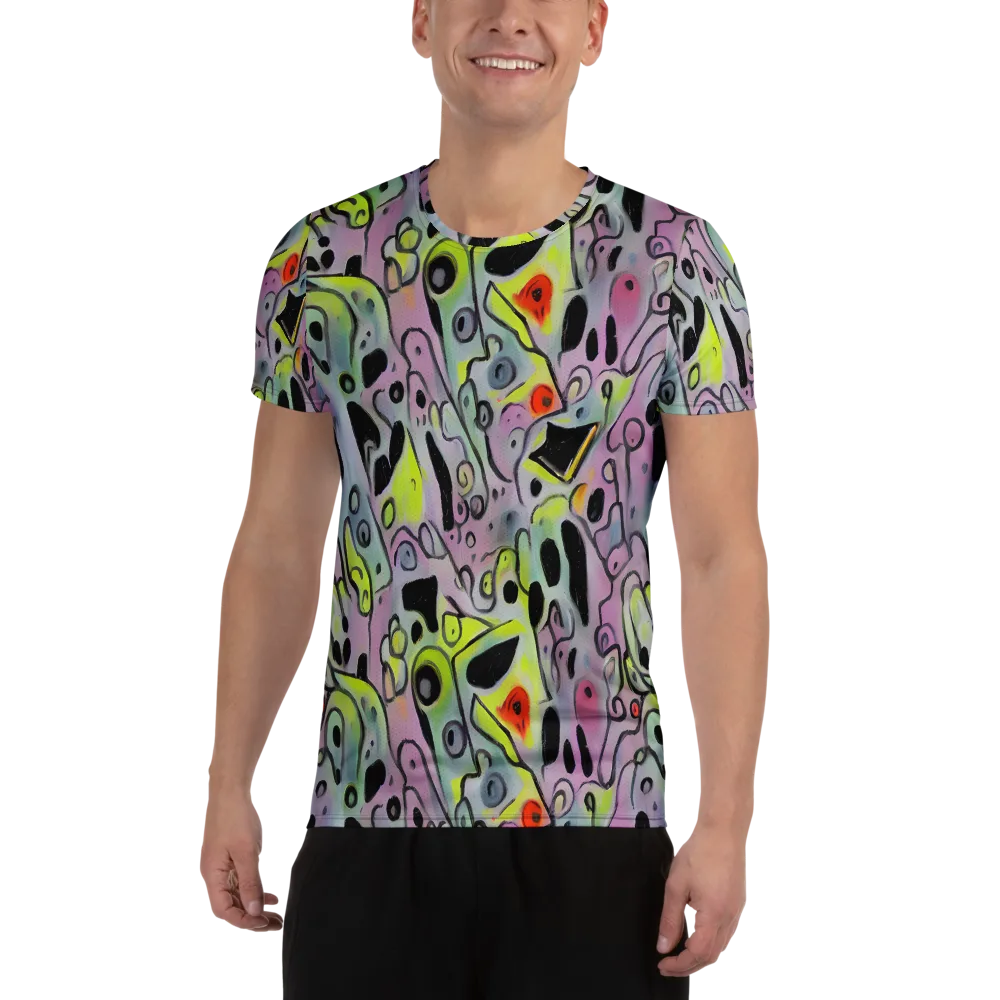 Pastel Mayhem on Men's Athletic T-Shirt — Front