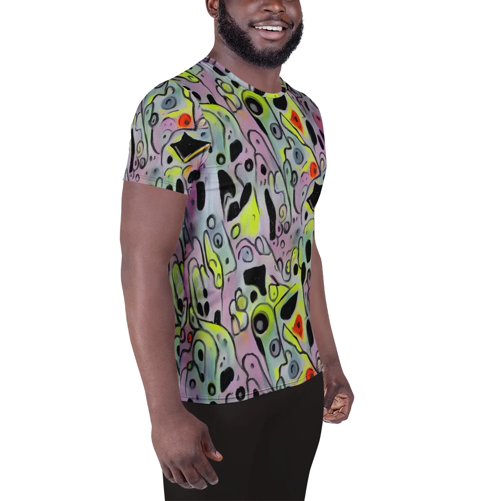 Pastel Mayhem on Men's Athletic T-Shirt — Right