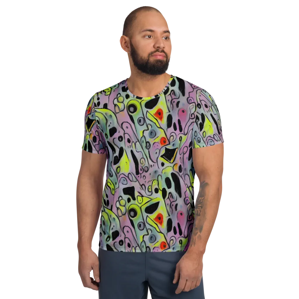 Pastel Mayhem on Men's Athletic T-Shirt — Front
