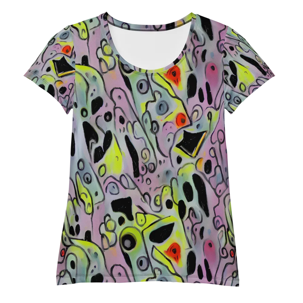 Pastel Mayhem on Women's Athletic T-Shirt — Front