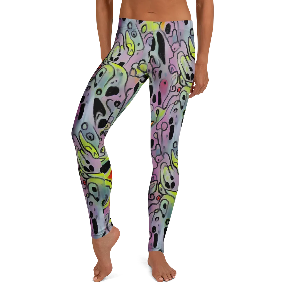 Pastel Mayhem on Leggings — Front