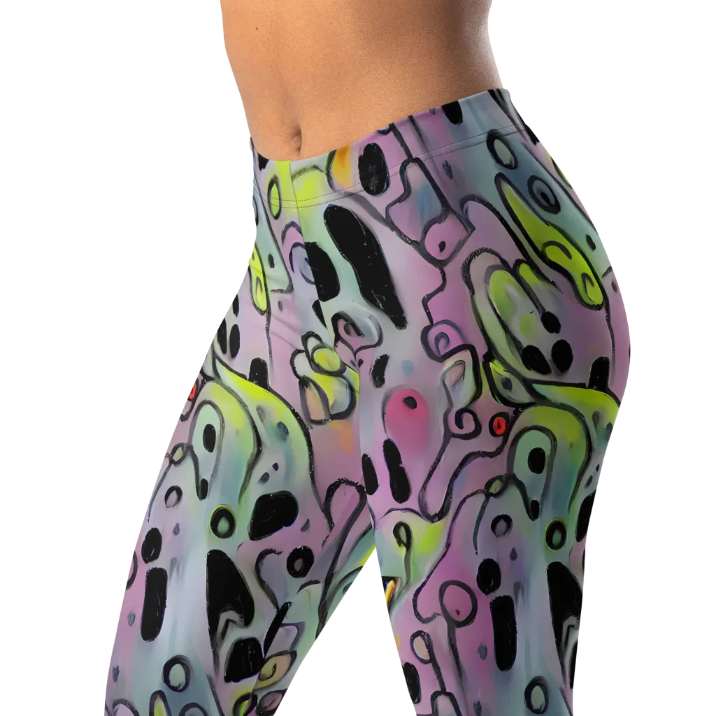 Pastel Mayhem on Leggings — Left Front
