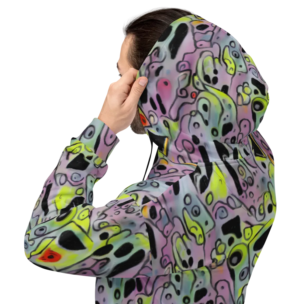 Pastel Mayhem on Hoodie — Back