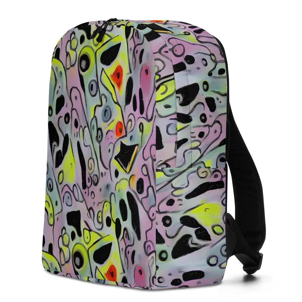 Pastel Mayhem on Minimalist Backpack — Left