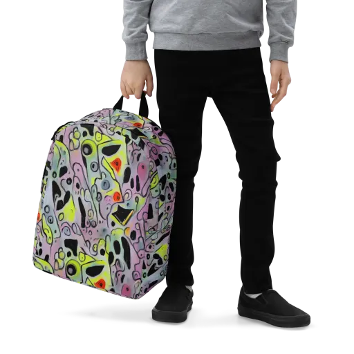 Pastel Mayhem on a Minimalist Backpack