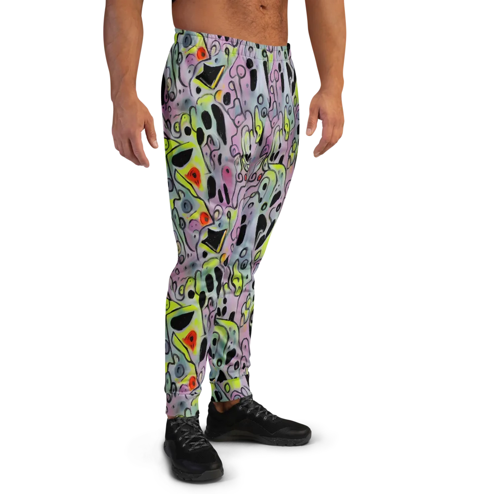 Pastel Mayhem on Men's Joggers — Right