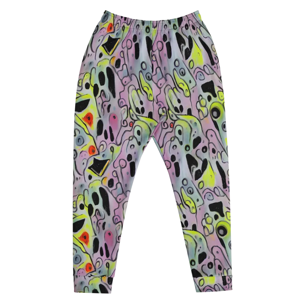 Pastel Mayhem on Men's Joggers — Front