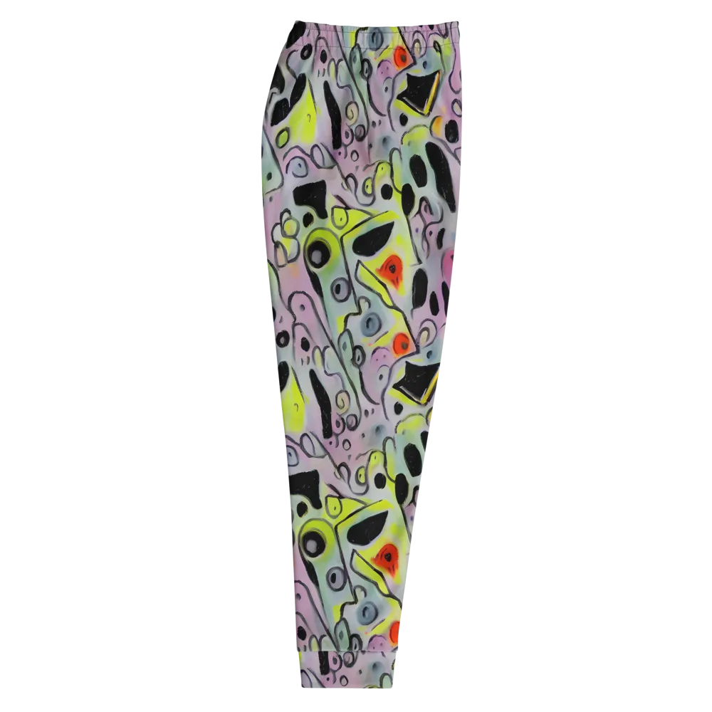 Pastel Mayhem on Men's Joggers — Right