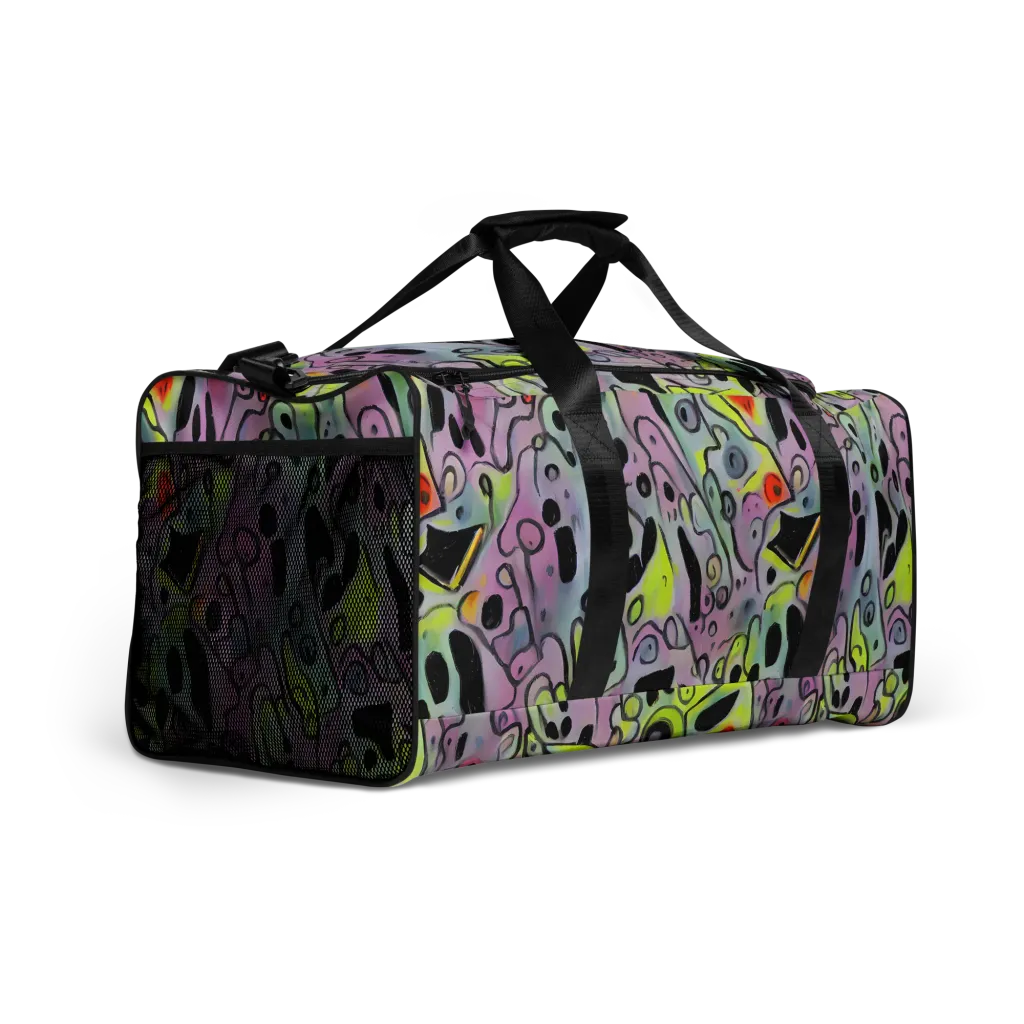 Pastel Mayhem on Duffle Bag — Right Front