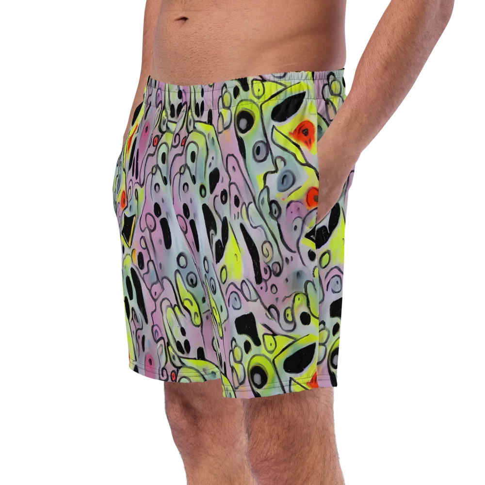 Pastel Mayhem on Swim Trunks — Left Front