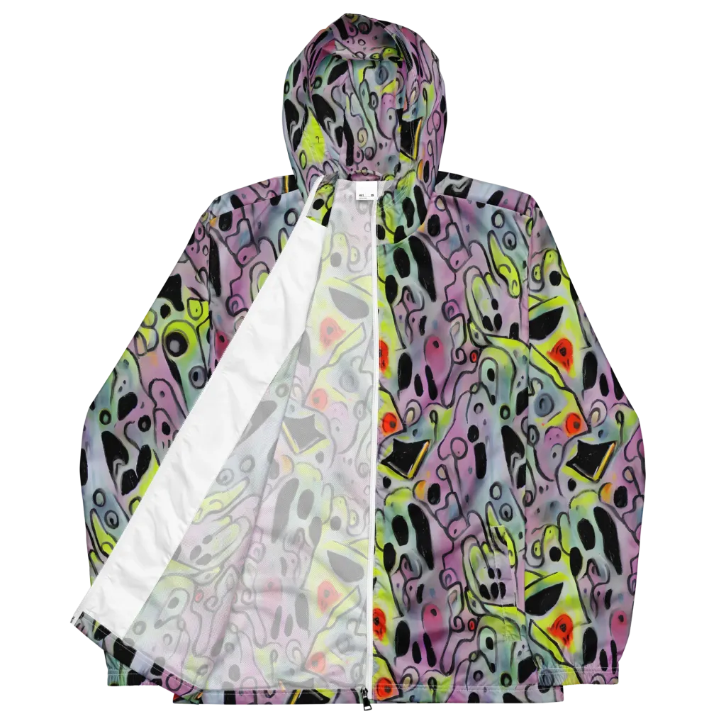 Pastel Mayhem on Men's Windbreaker — Front