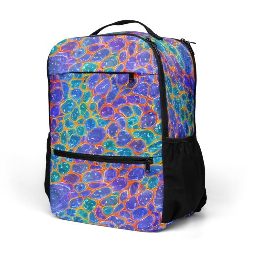 Neon Riverstone on a Utility Backpack