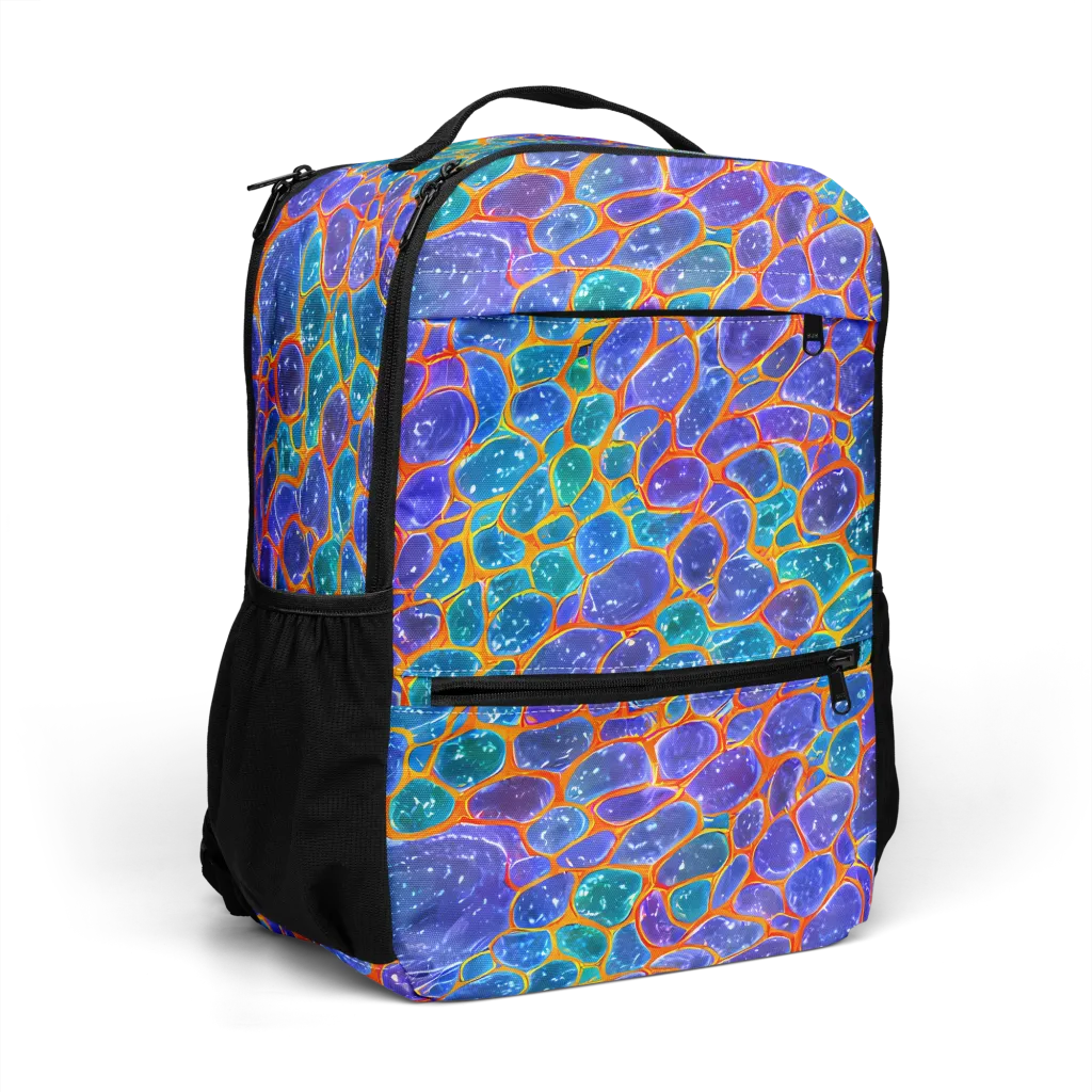 Neon Riverstone on Utility Backpack — Right Front