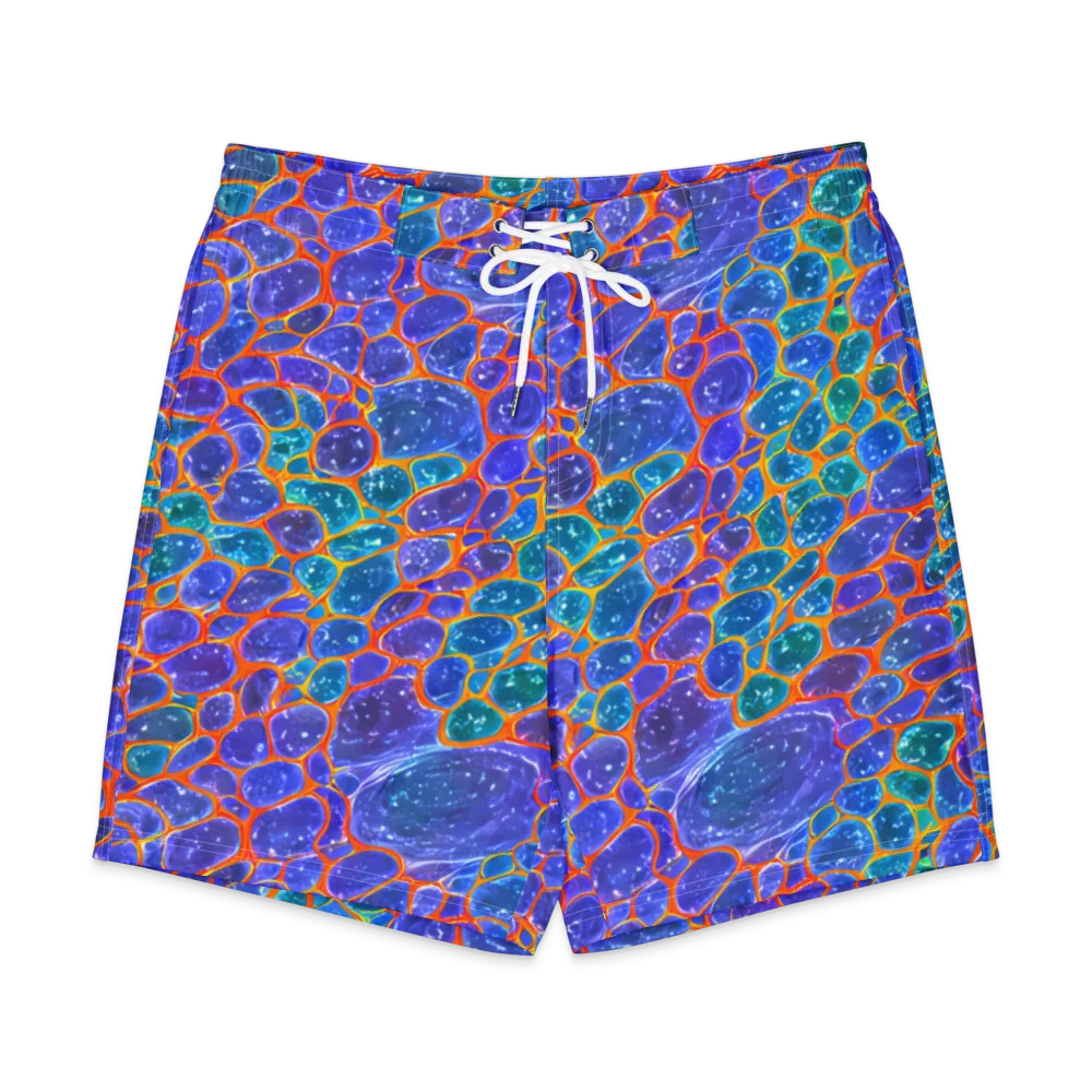 Neon Riverstone on Men's Board Shorts — Front