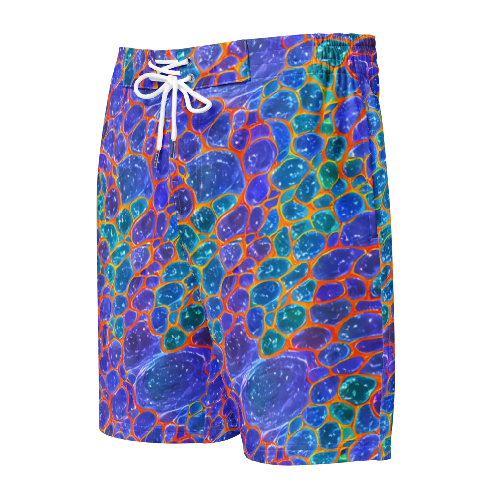 Neon Riverstone on Men's Board Shorts — Front