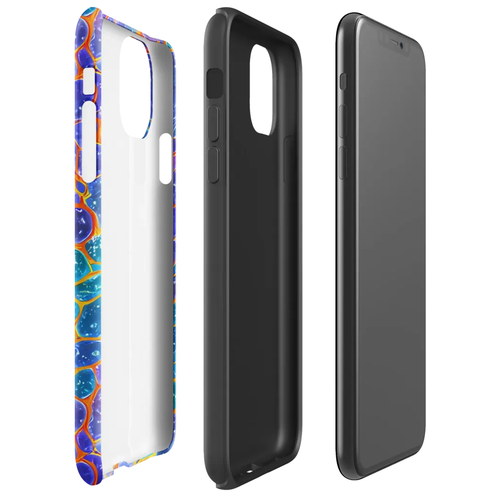 Neon Riverstone on Tough Case for iPhone® — Right