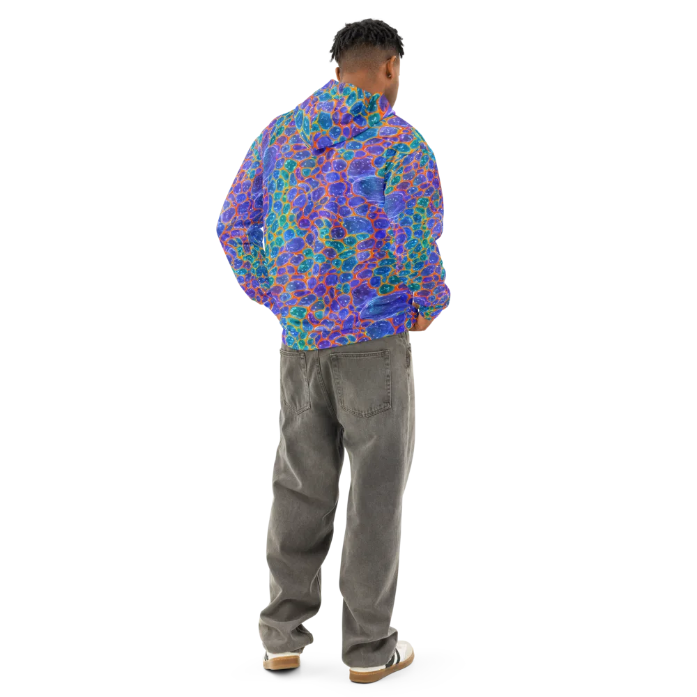 Neon Riverstone on Cotton Hoodie — Back
