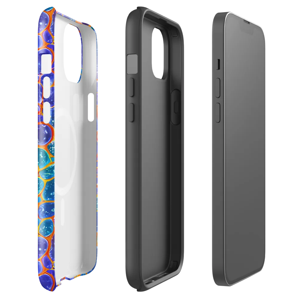 Neon Riverstone on MagSafe Tough Case for iPhone® — Front
