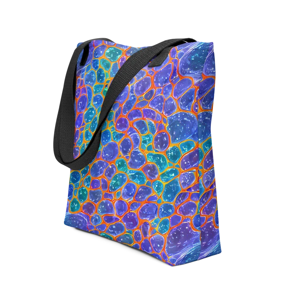Neon Riverstone on Tote Bag — Front