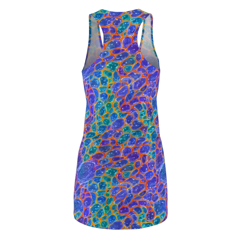 Neon Riverstone on Racerback Dress — Back