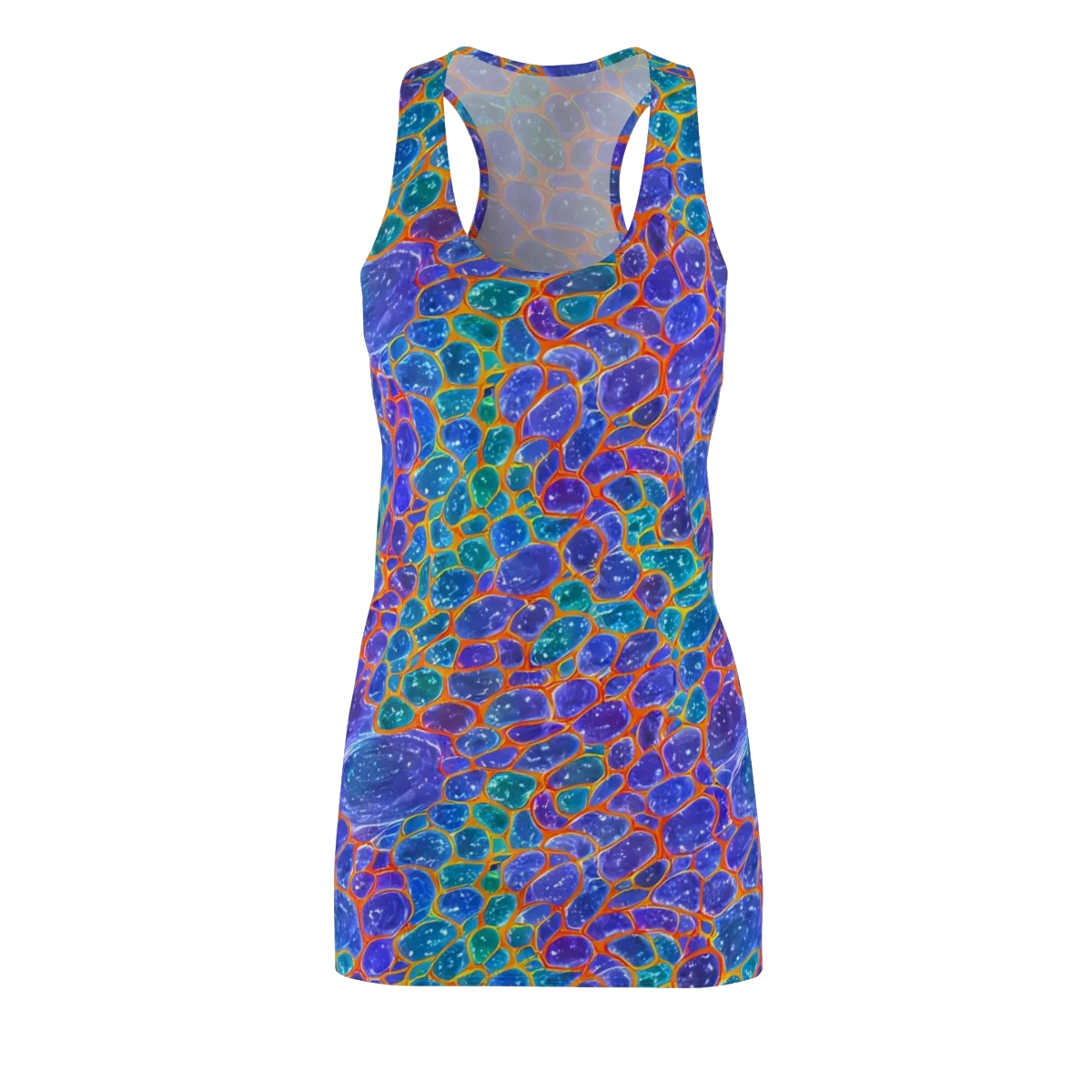 Neon Riverstone on Racerback Dress — Front
