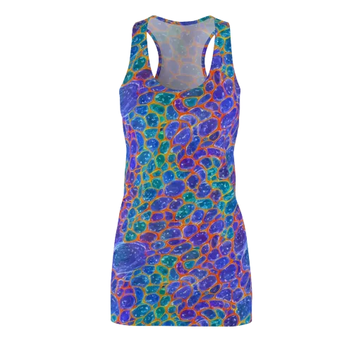 Neon Riverstone on a Racerback Dress