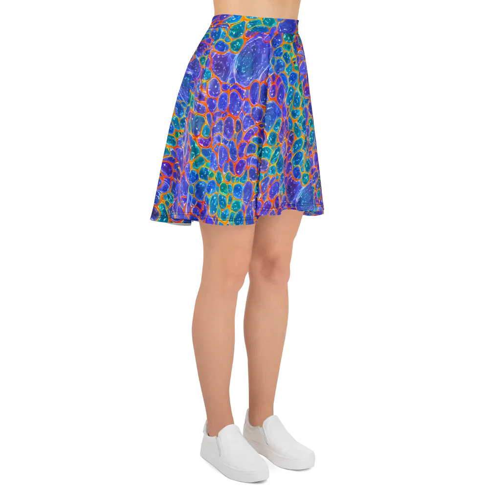 Neon Riverstone on Skater Skirt — Right