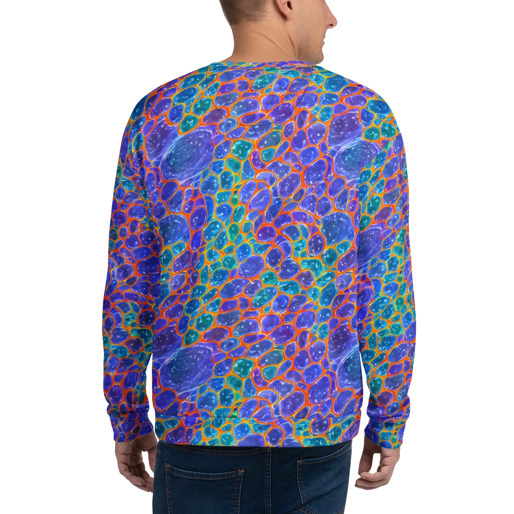 Neon Riverstone on Sweatshirt — Back