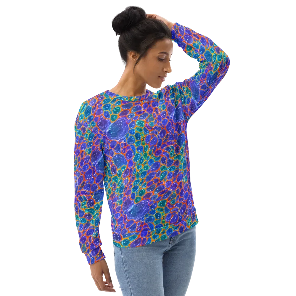 Neon Riverstone on Sweatshirt — Right Front