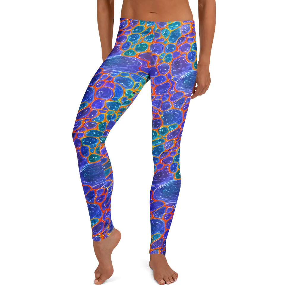 Neon Riverstone on Leggings — Front
