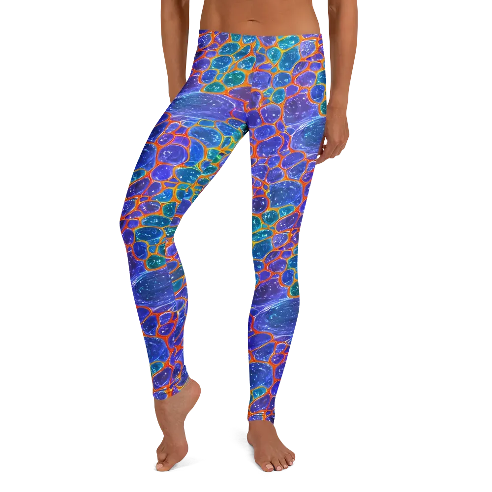 Neon Riverstone on Leggings — Front