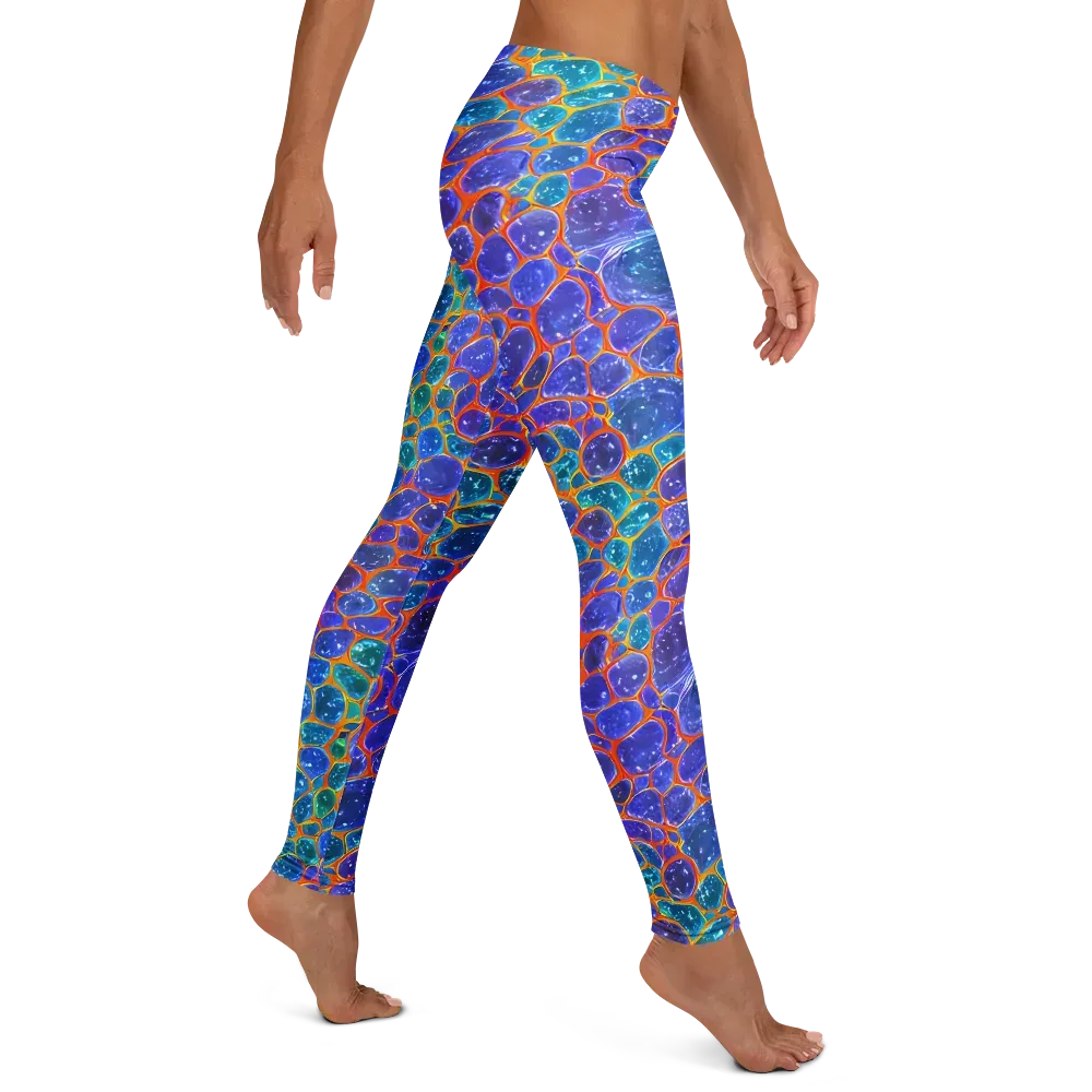 Neon Riverstone on Leggings — Right