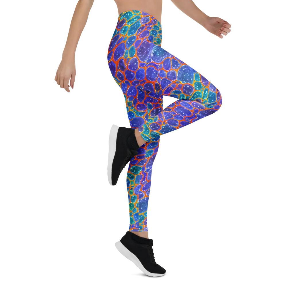 Neon Riverstone on Leggings — Right