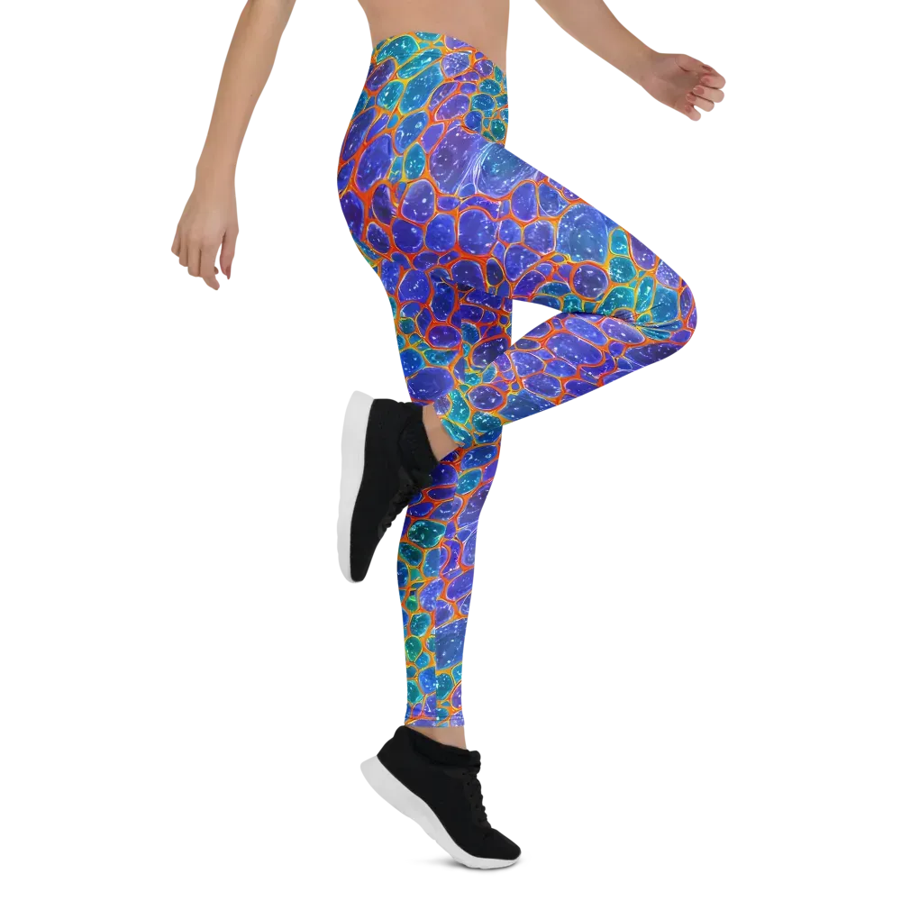 Neon Riverstone on Leggings — Right