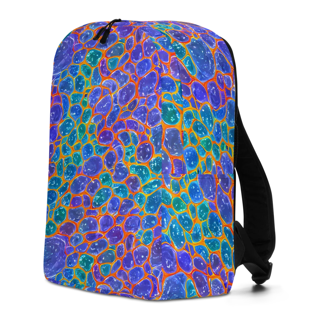 Neon Riverstone on Minimalist Backpack — Left
