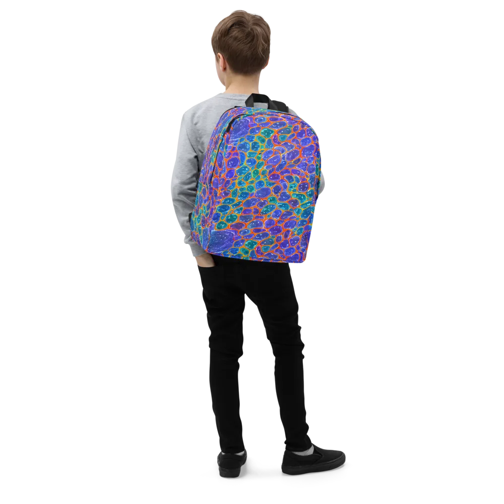 Neon Riverstone on Minimalist Backpack — Right Front