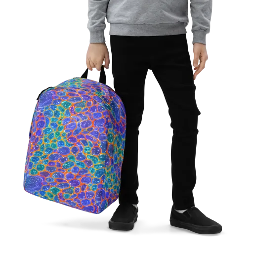 Neon Riverstone on a Minimalist Backpack