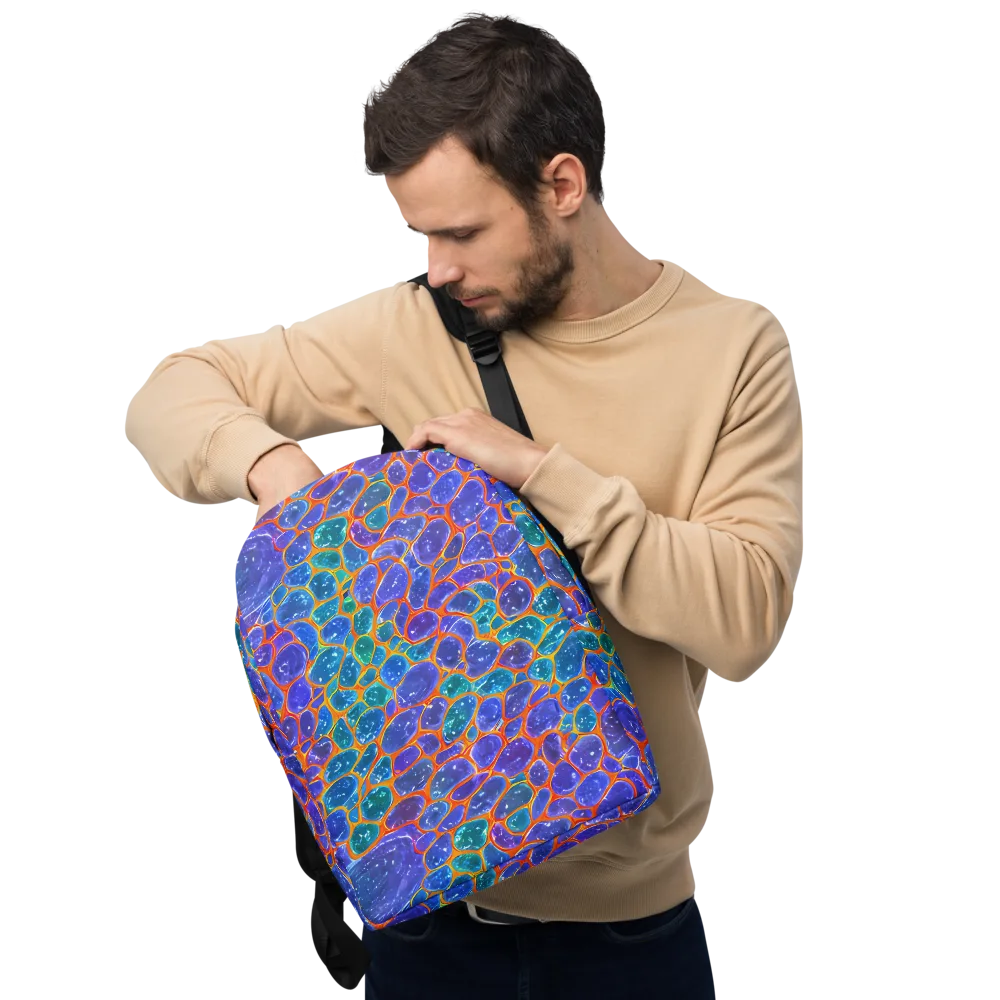 Neon Riverstone on Minimalist Backpack — Front