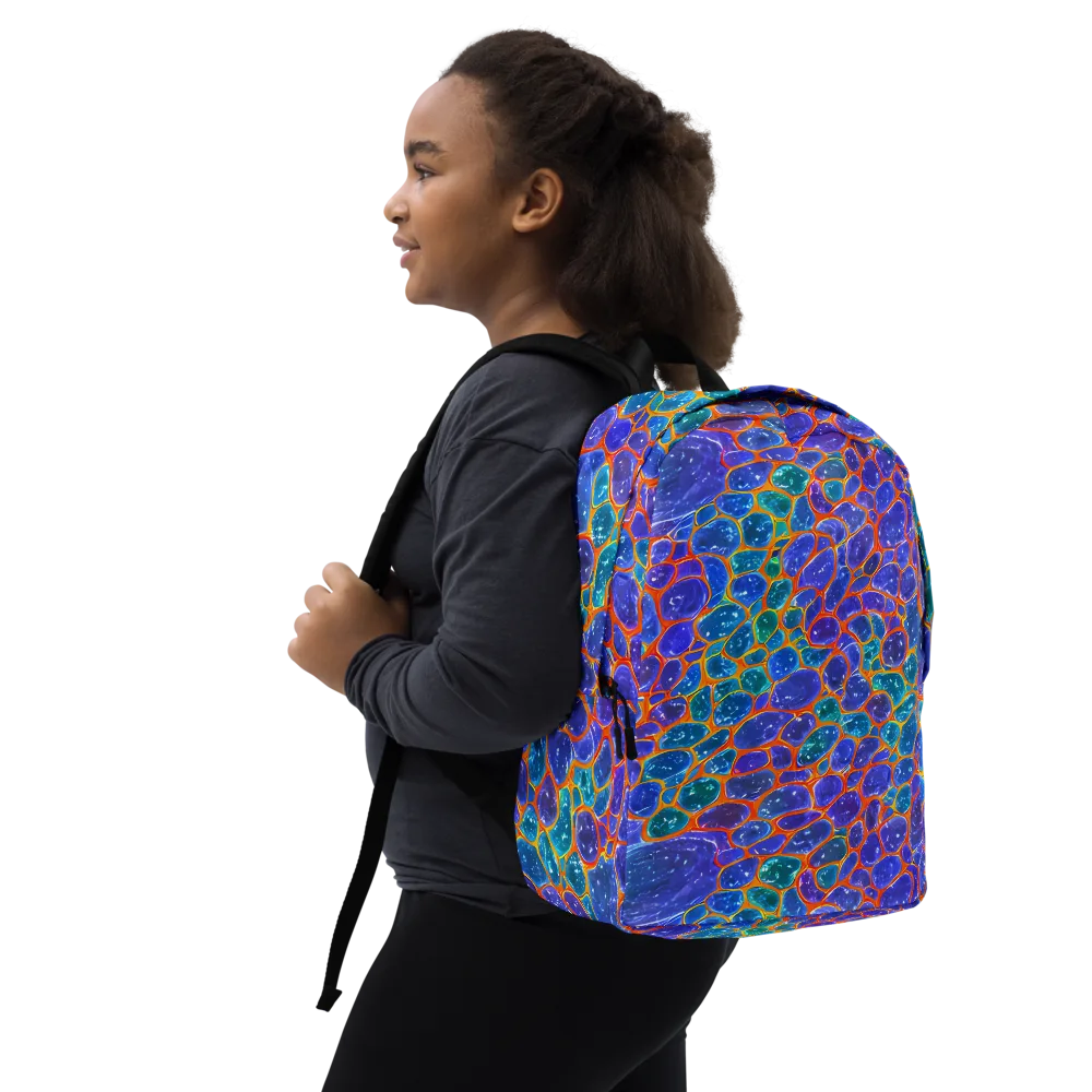 Neon Riverstone on Minimalist Backpack — Right Front