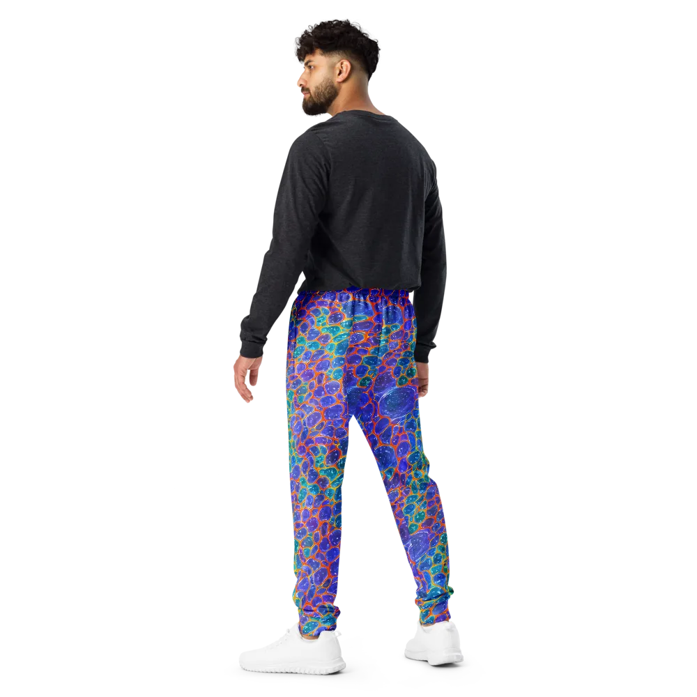 Neon Riverstone on Men's Joggers — Back