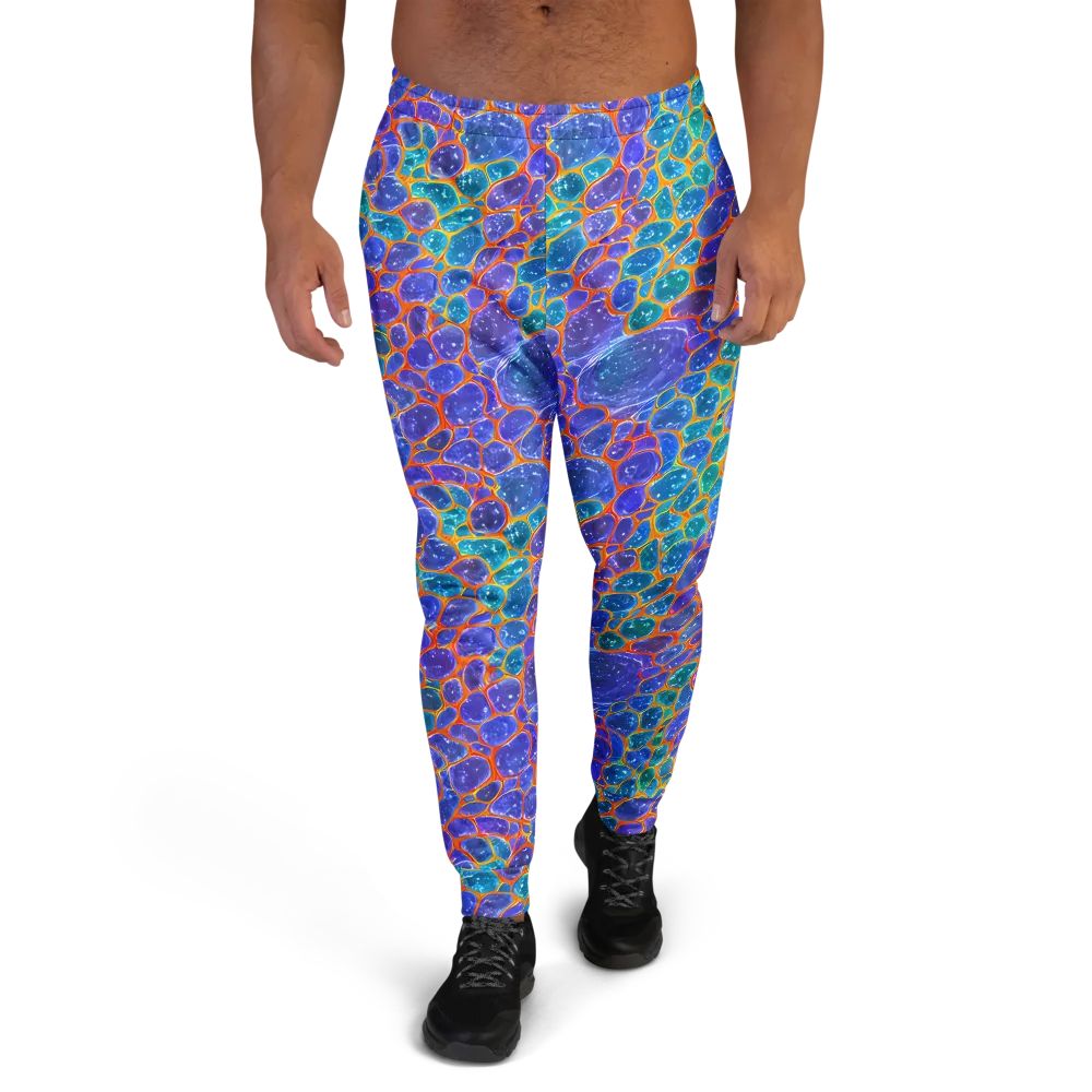 Neon Riverstone on Men's Joggers — Front