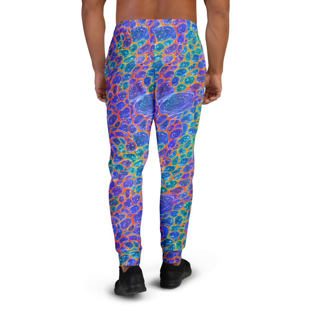 Neon Riverstone on Men's Joggers — Back