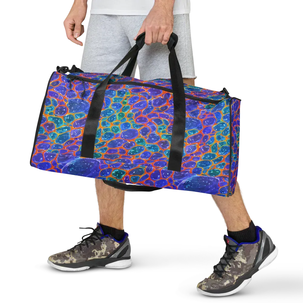 Neon Riverstone on Duffle Bag — Front