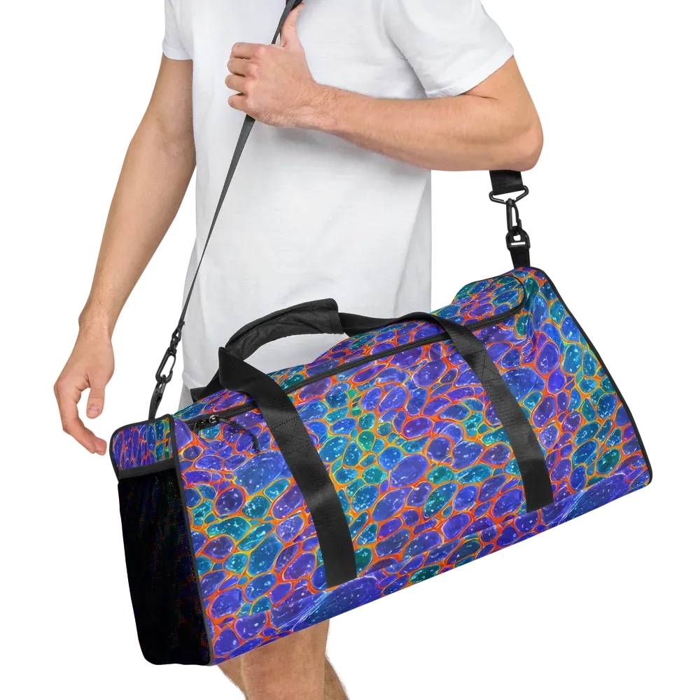 Neon Riverstone on Duffle Bag — Right Front